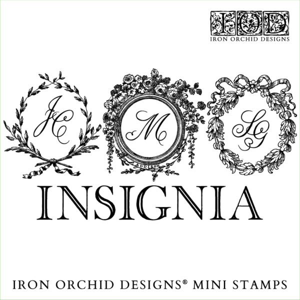 Insignia 6 x 6  IOD Stamp