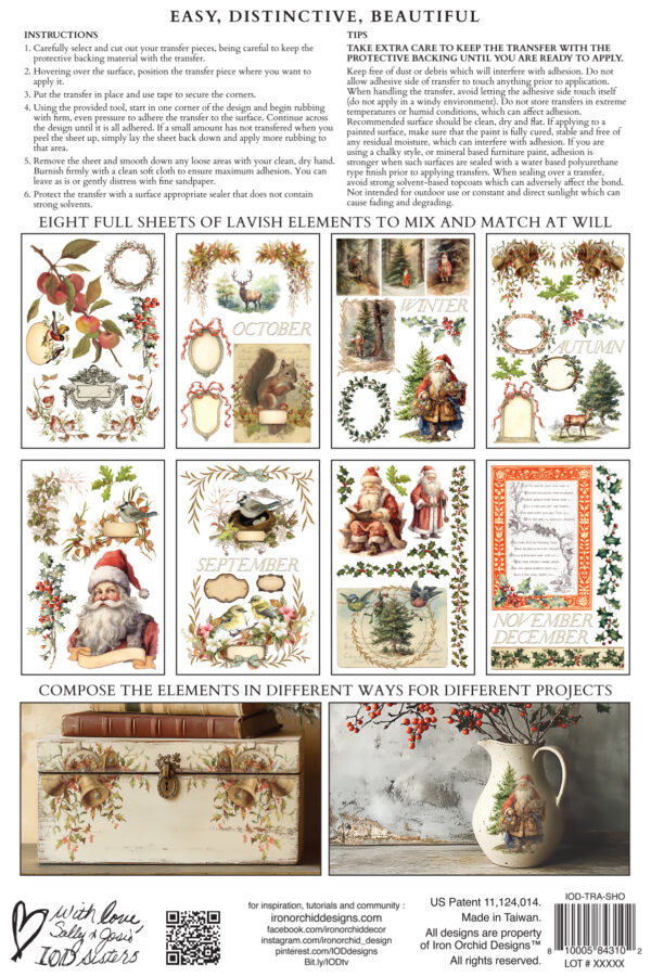 Santa's Hollow IOD Transfer 8x12 Pad™ - Image 2