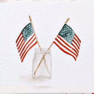 Patriotic Watercolor Workshop