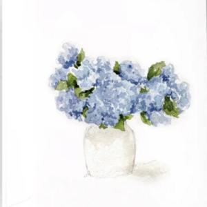 Hydrangea Bouquet Watercolor Workshop