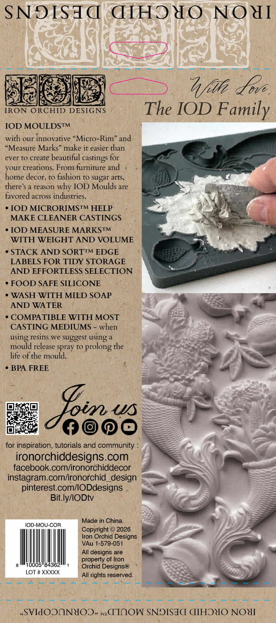 Cornucopias 6x10 Mould - Image 8