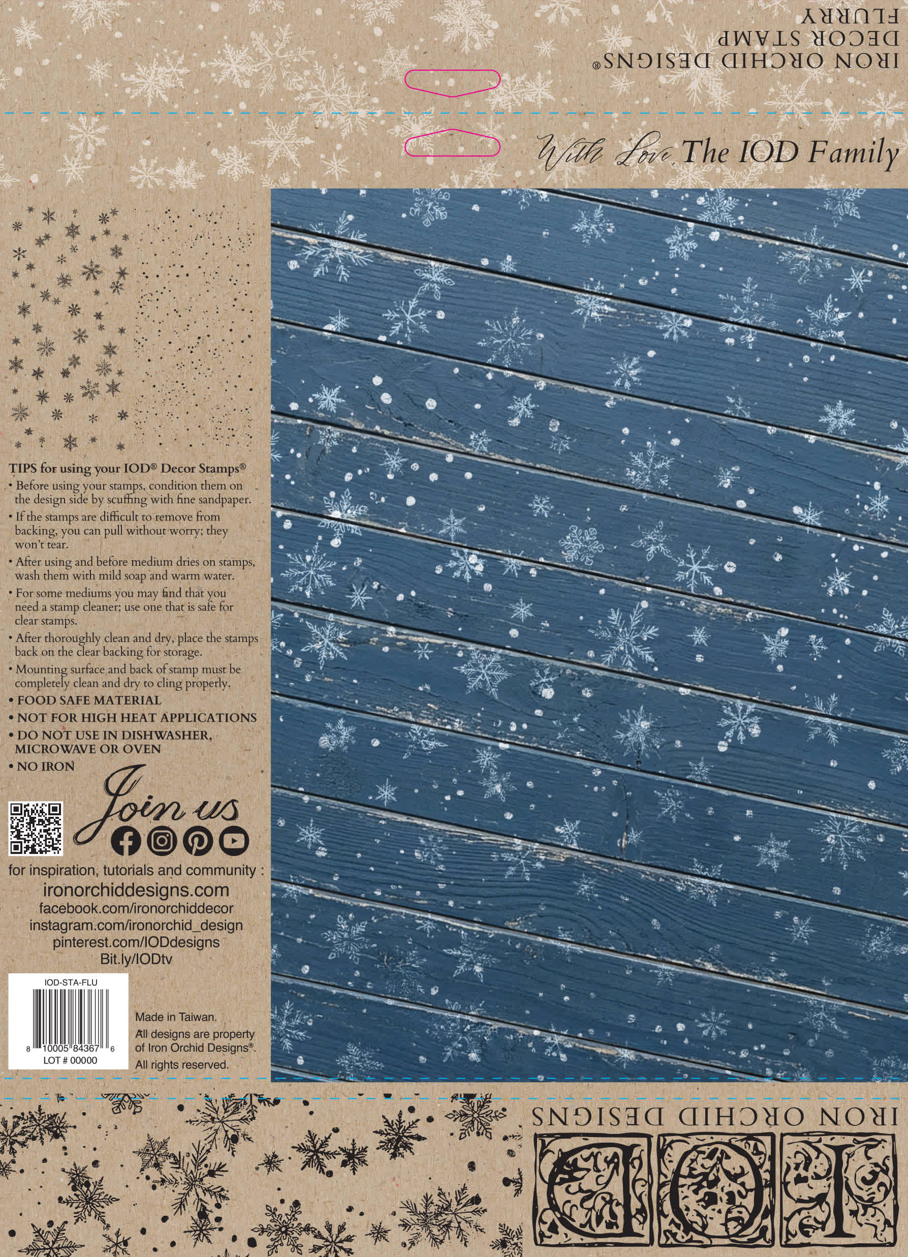 Flurry 12x12 IOD Stamp - Image 3