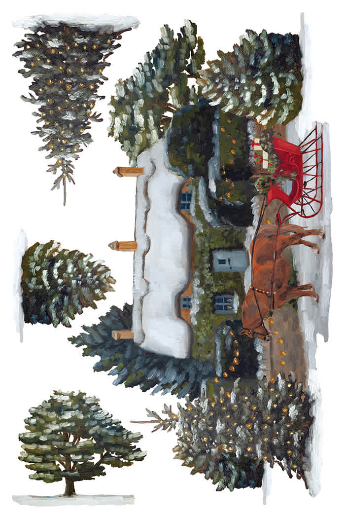 A Cotswold Christmas IOD Transfer 8x12 Pad - Image 6