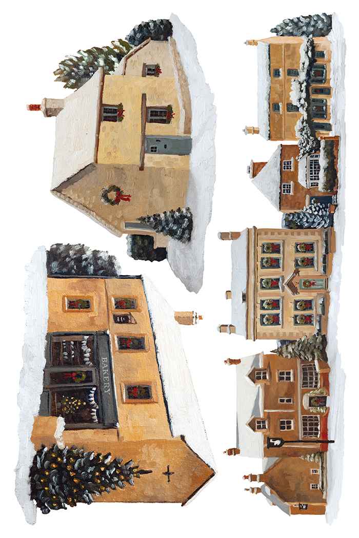 A Cotswold Christmas IOD Transfer 8x12 Pad - Image 8