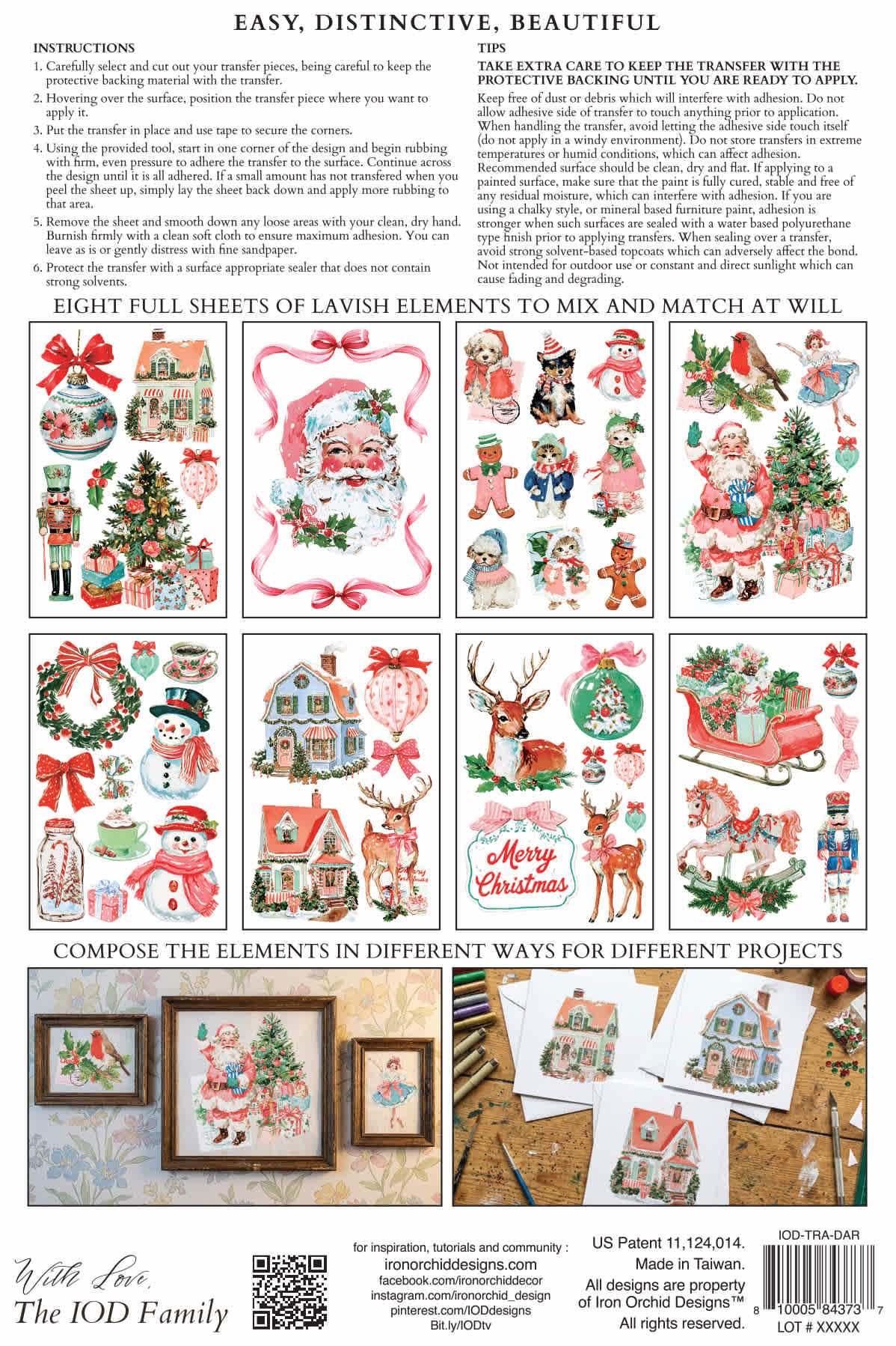 Darling Holiday IOD Transfer 8x12 Pad - Image 2