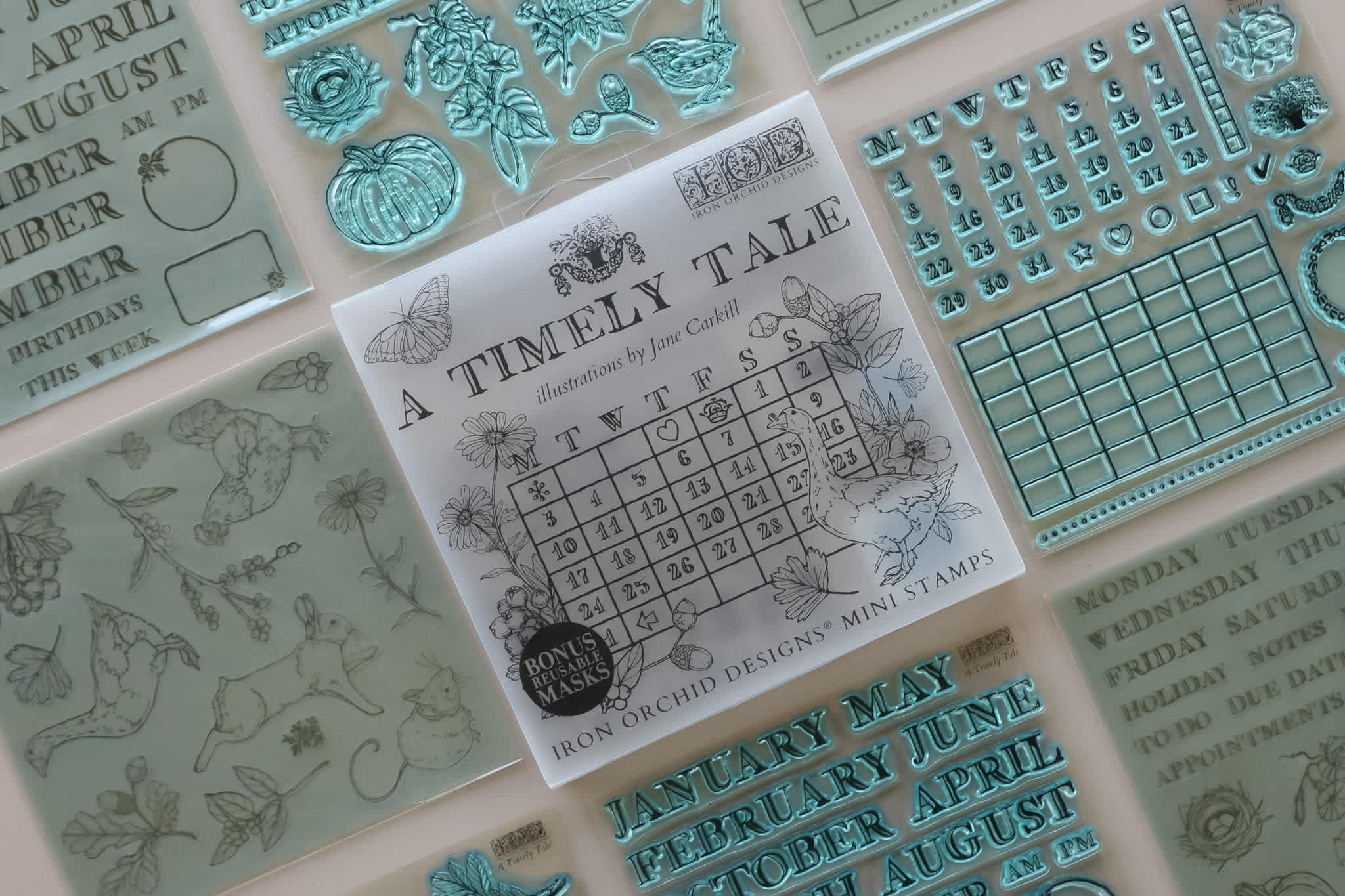 A Timely Tale 6x6 IOD Stamp - Image 6