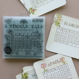 A Timely Tale 6x6 IOD Stamp